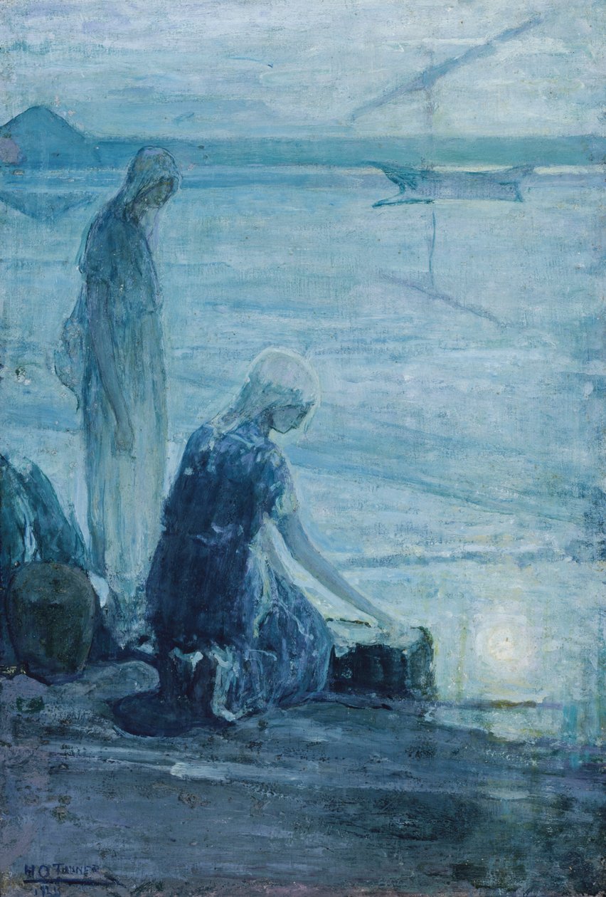 Moses i Bullrushes, 1921. av Henry Ossawa Tanner