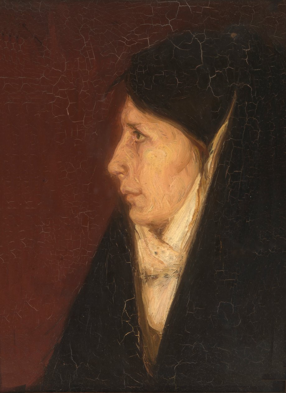 Profil av en kvinnes hode, nd av Henry Ossawa Tanner