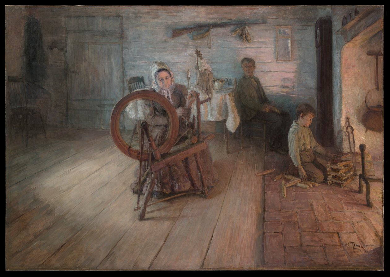 Spinning ved ild av Henry Ossawa Tanner