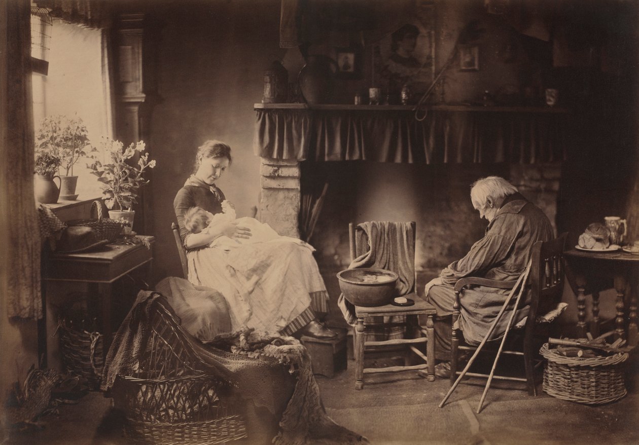 Daggry og solnedgang, 1885. av Henry Peach Robinson