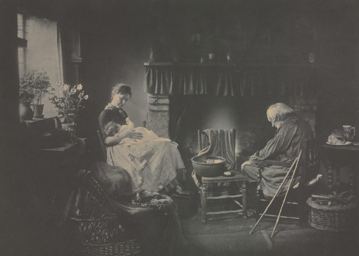 Daggry og solnedgang, 1885. av Henry Peach Robinson