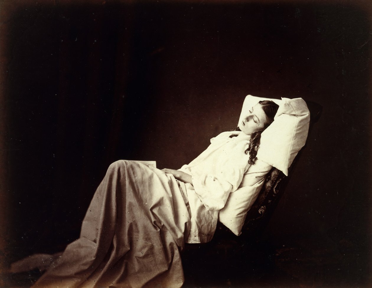 Hun fortalte aldri sin kjærlighet, 1857. av Henry Peach Robinson