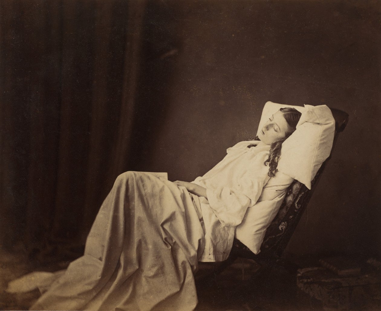 Hun fortalte aldri sin kjærlighet, 1857. av Henry Peach Robinson