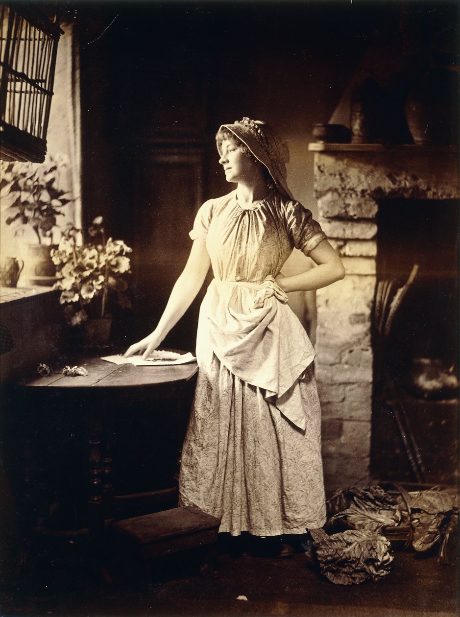 Hvem kunne ha sendt det?, 1885 av Henry Peach Robinson