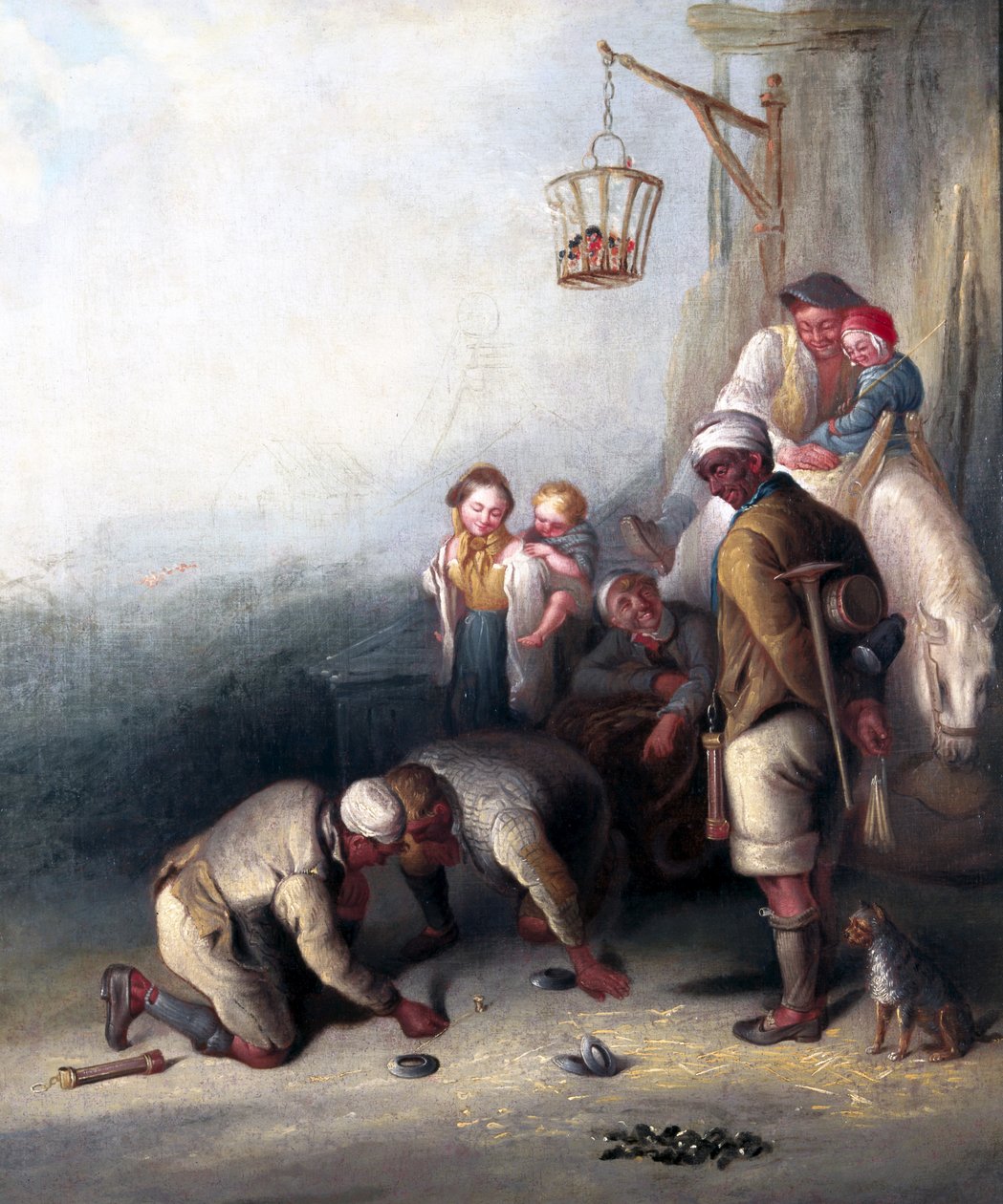 Det omstridte skuddet, ca. 1836 av Henry Perlee Parker