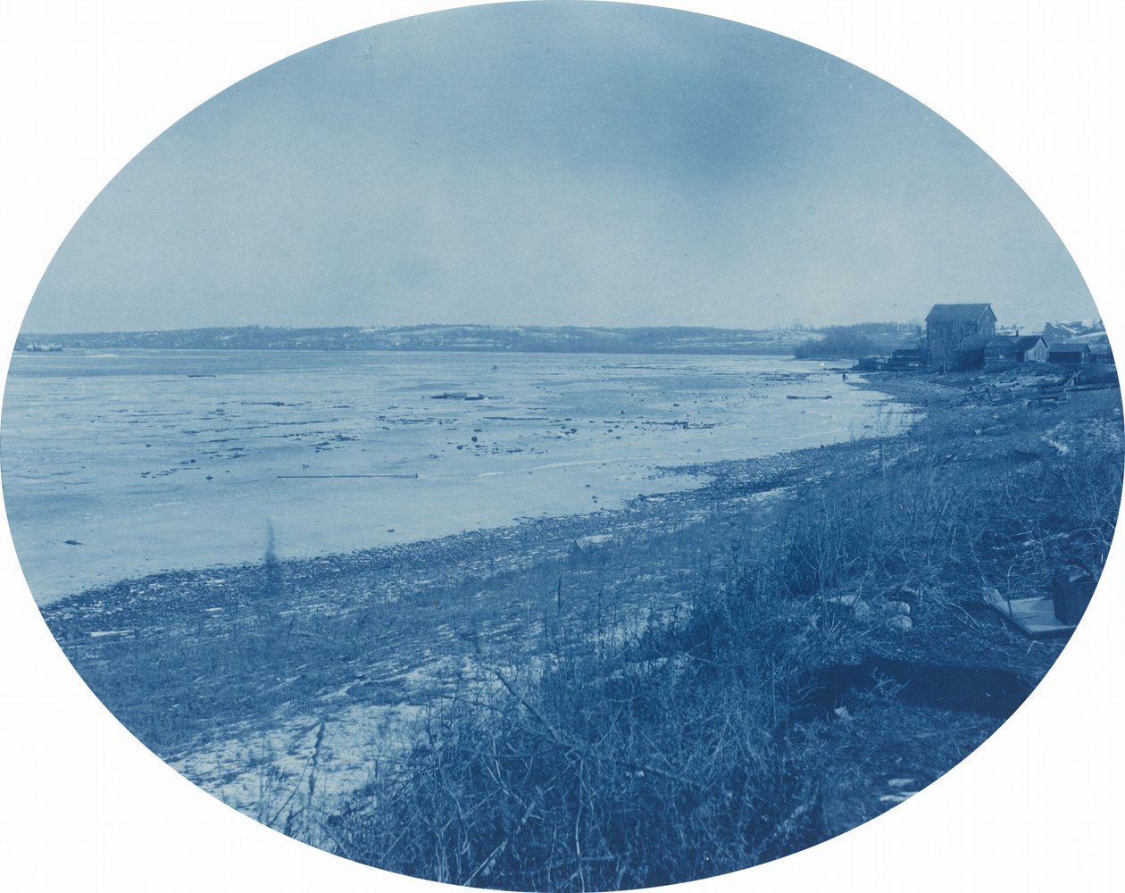 Levee i Rapids City, Illinois av Henry Peter Bosse