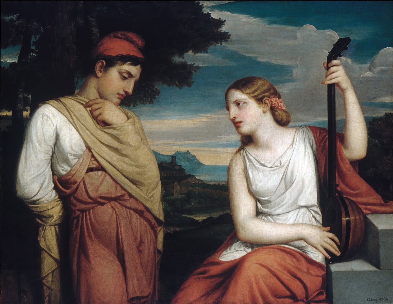 De greske elskere, 1846. av Henry Peters Gray