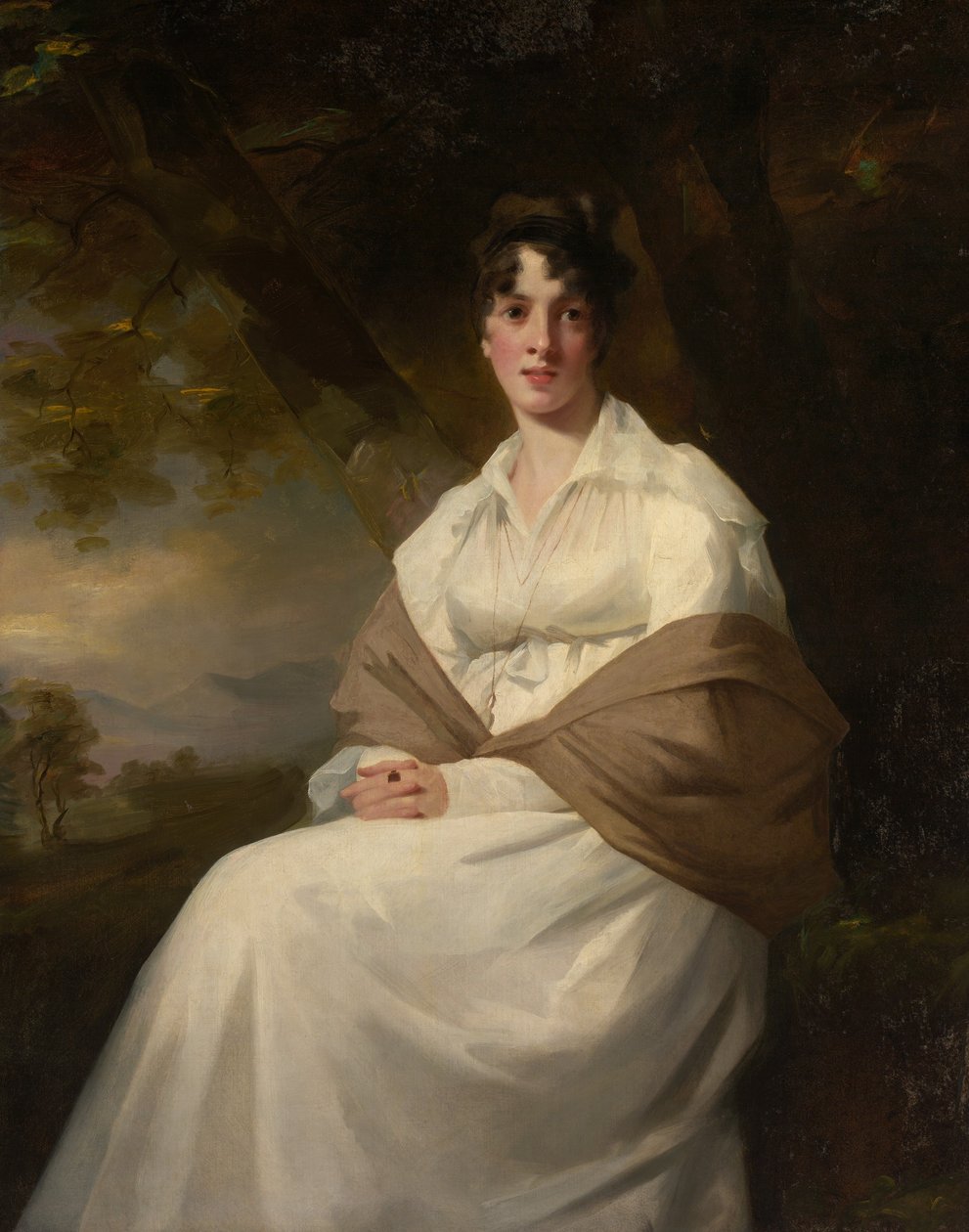 Lady Maitland Catherine Connor, død 1865. av Henry Raeburn