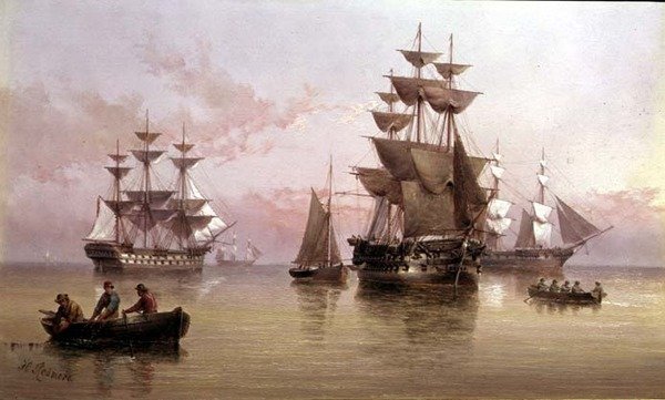 Kveldsfartscene av Henry Redmore