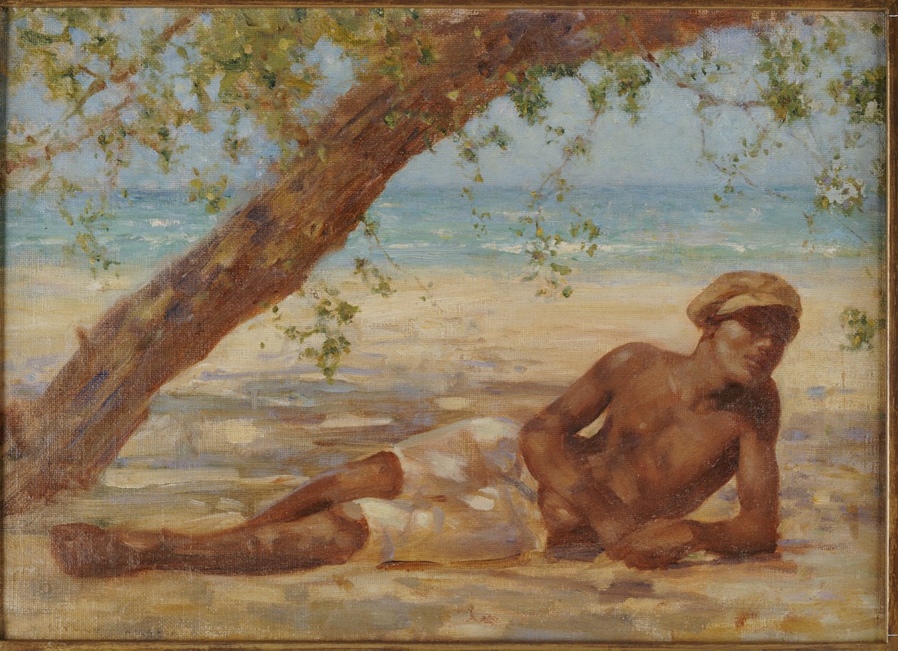 Samuel under et tre, Jamaica av Henry Scott Tuke