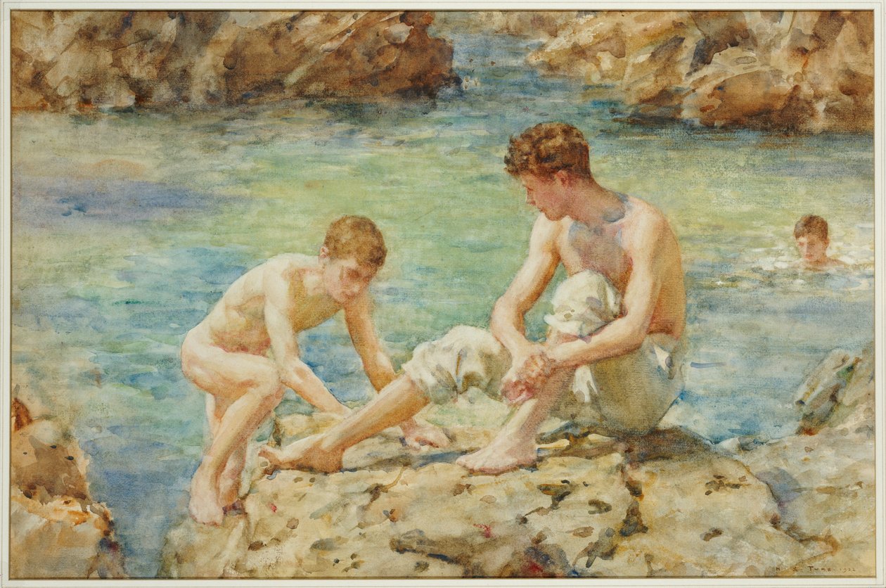 The Baders, 1922 av Henry Scott Tuke