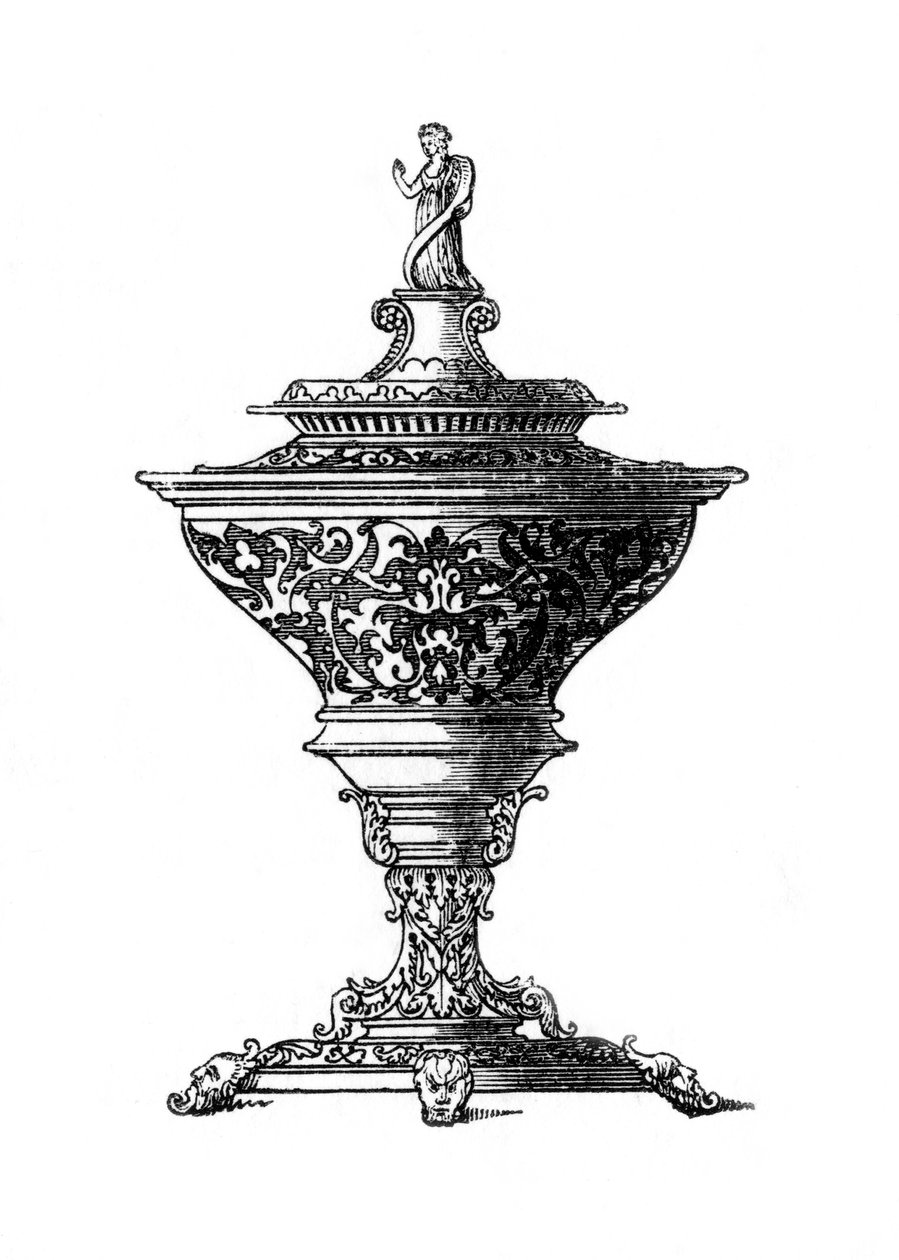 Design for en saltkjeller, 1645, 1843. av Henry Shaw