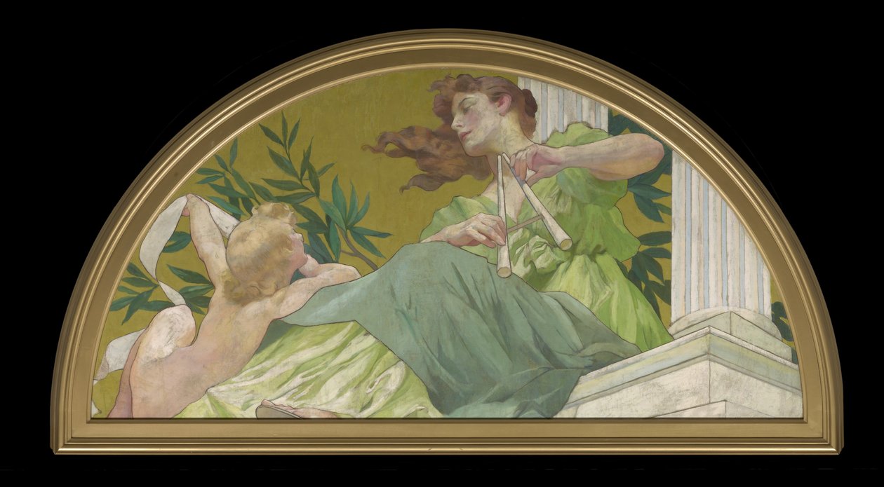 Muse of Music, 1893 av Henry Siddons Mowbray