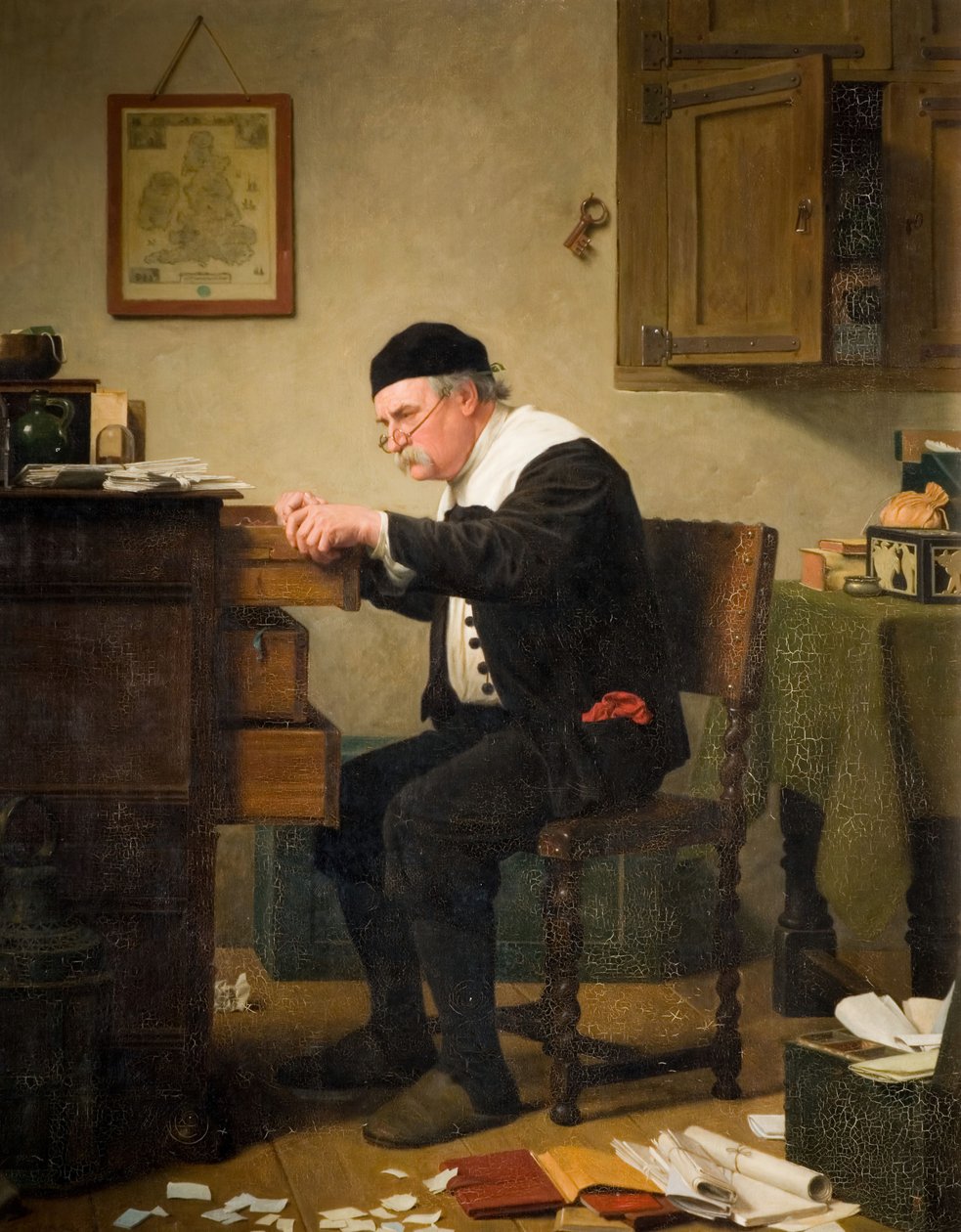 Hvor er det, 1882. av Henry Stacy Marks
