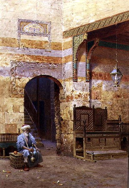 Et interiør, Kairo av Henry Sutton Palmer