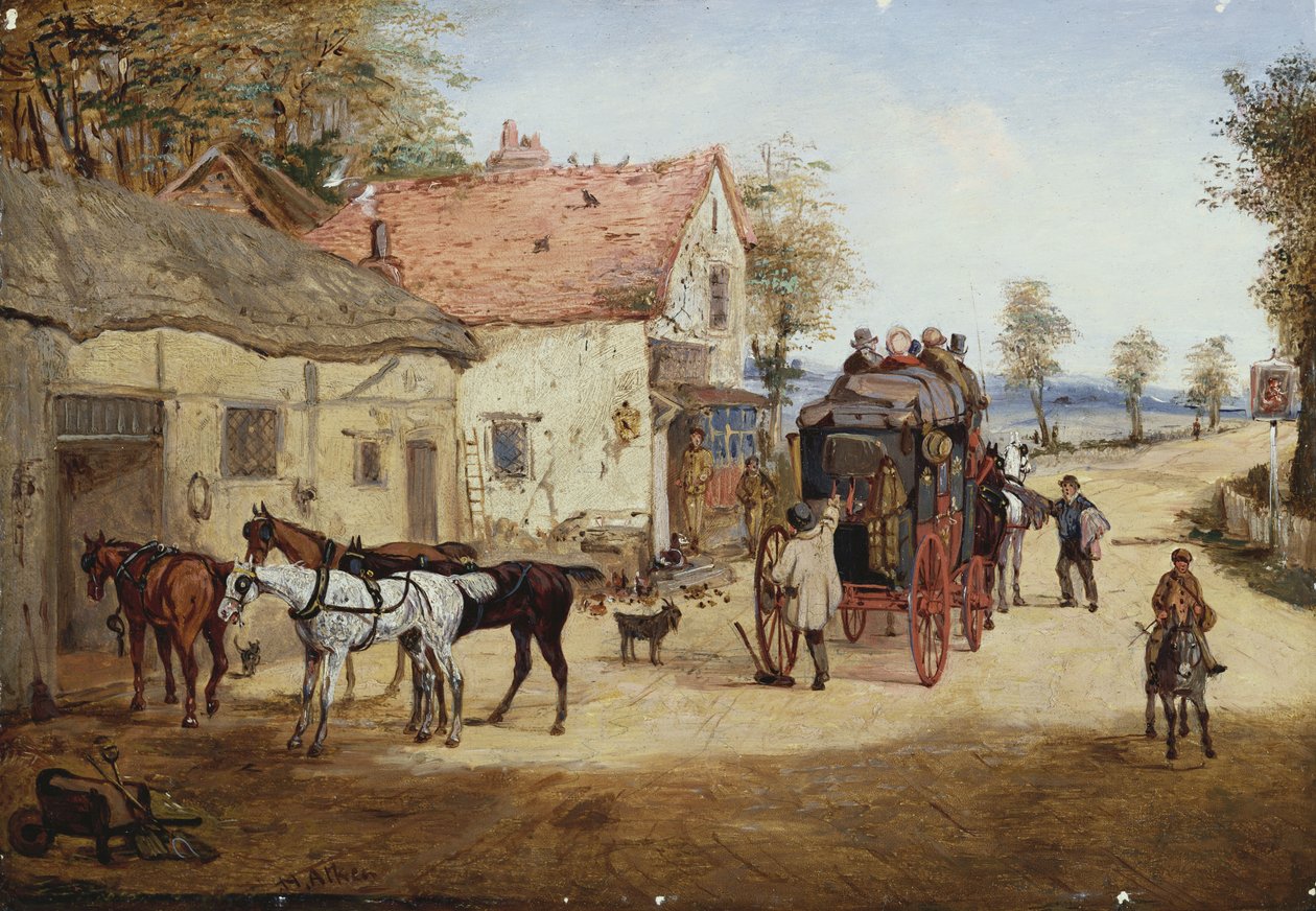 Et teamskifte av Henry Thomas Alken