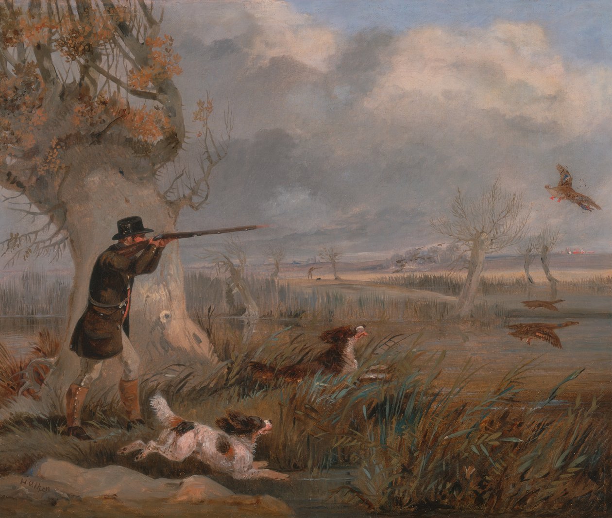 Andeskyting, ca. 1825. av Henry Thomas Alken