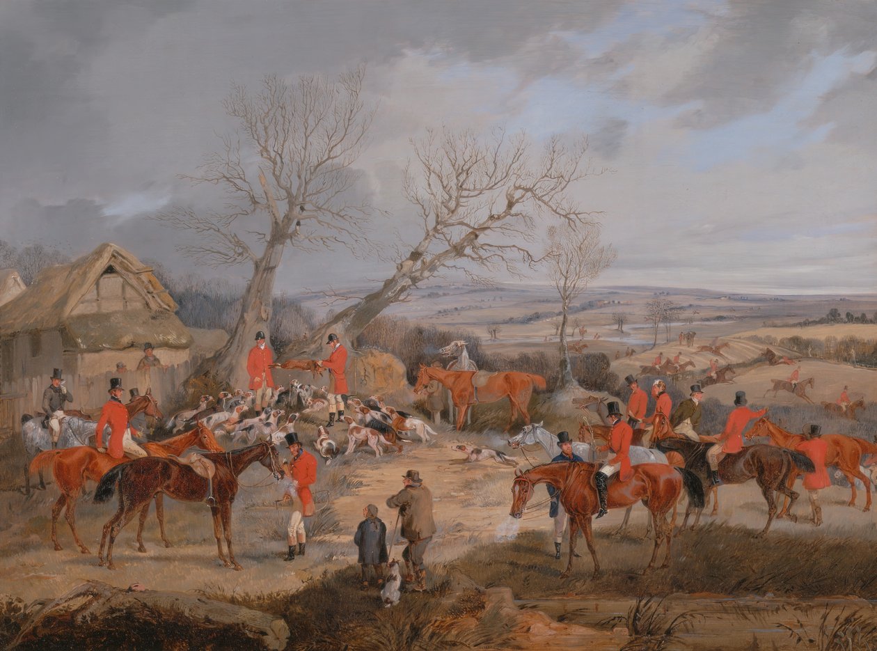 Jaktscene: The Kill, ca. 1840. av Henry Thomas Alken