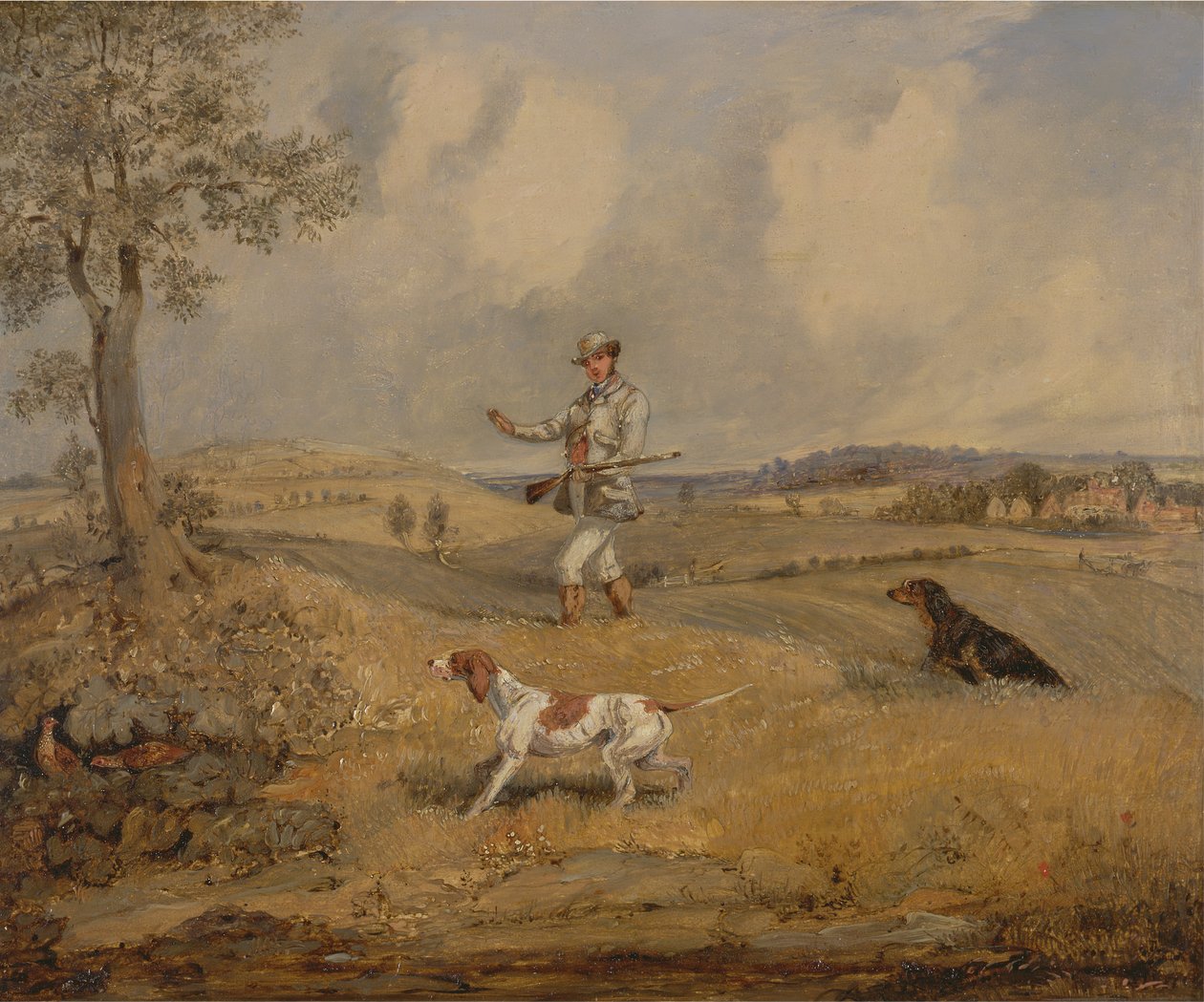 Rapphøneskyting, ca. 1825. av Henry Thomas Alken