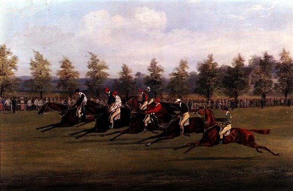 Racing Scene av Henry Thomas Alken