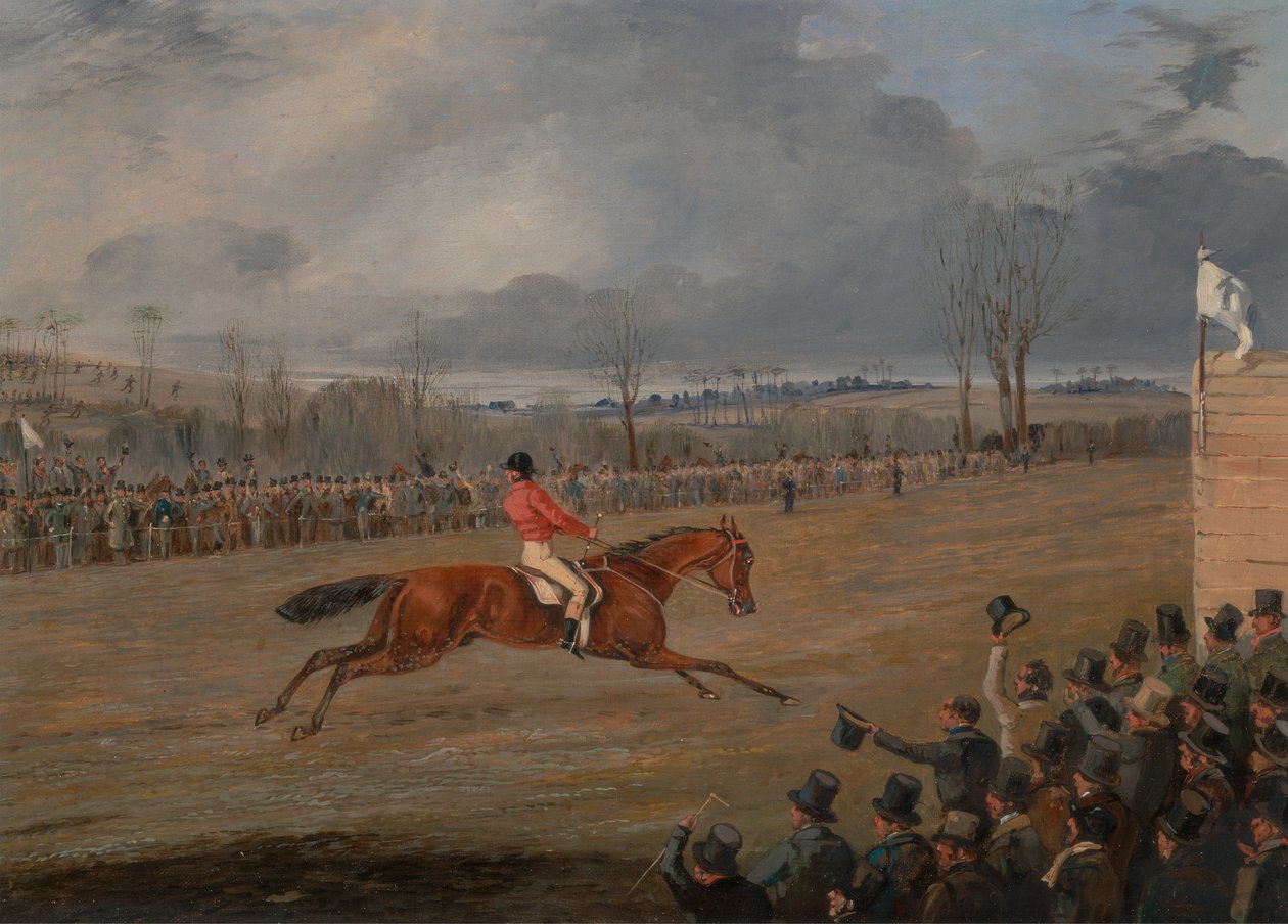Scener fra en hindring: Vinneren av Henry Thomas Alken