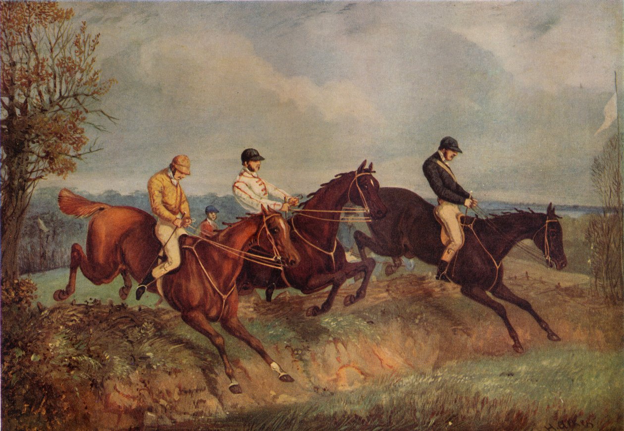 Steeplechasing, c1805-1851, 1924 av Henry Thomas Alken