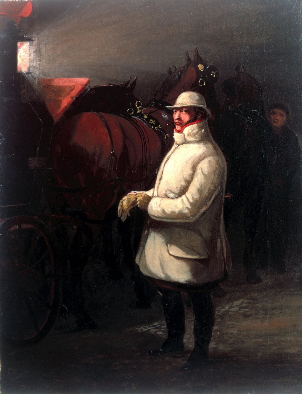 The Driver of the Mail, 1832 av Henry Thomas Alken