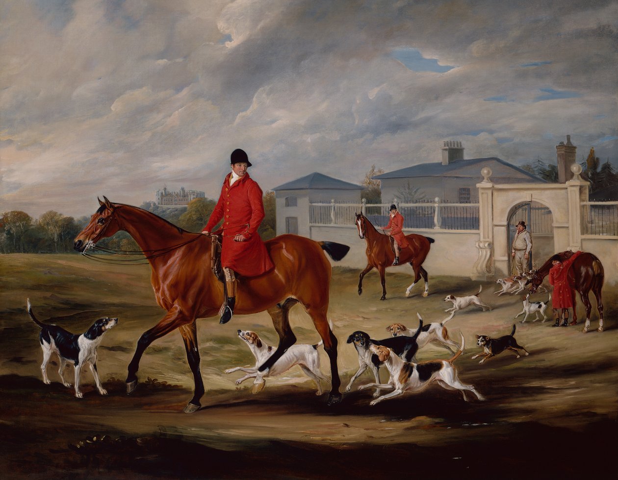 The Oakley Hunt (olje på lerret) av Henry Thomas Alken