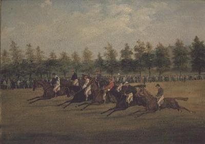 Starten på St.Leger av Henry Thomas Alken