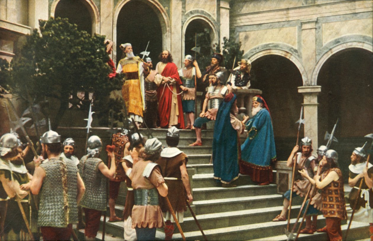 Jesus før Ananias, 1922. av Henry Traut
