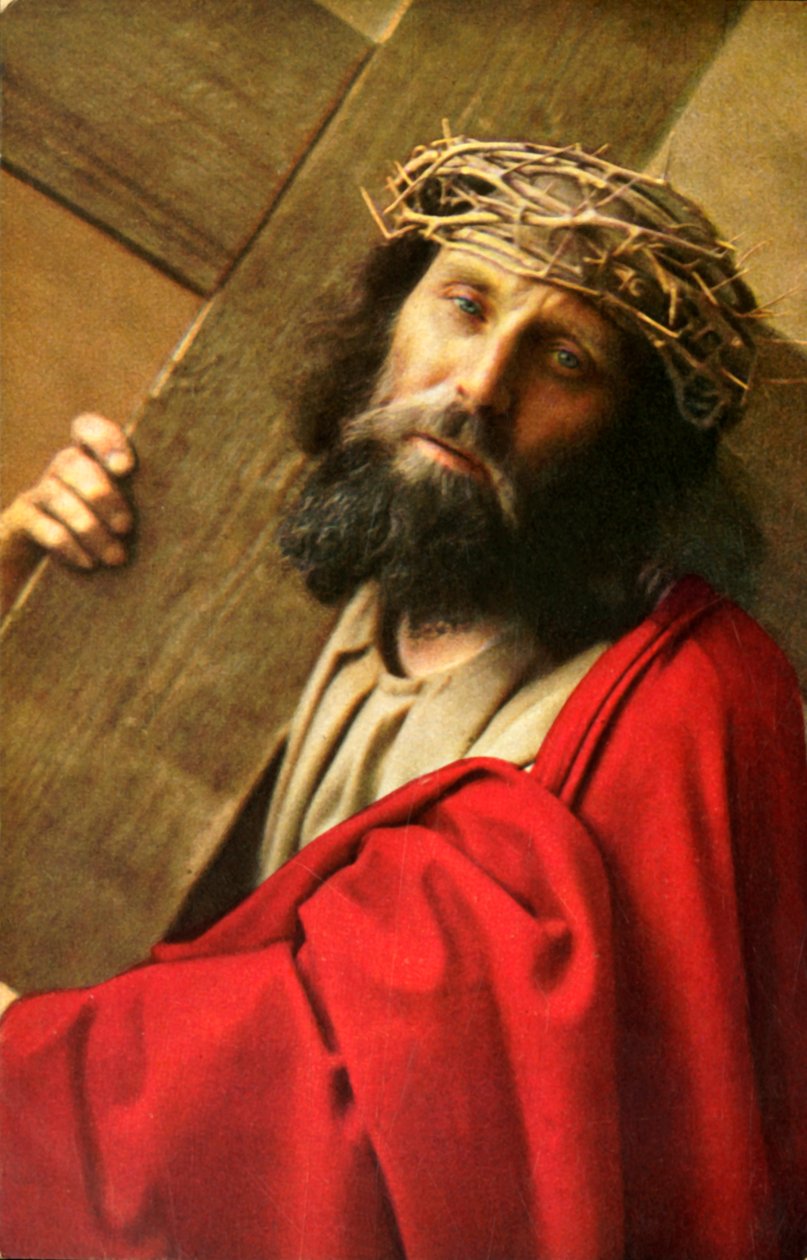 Jesus bærer korset, 1922. av Henry Traut