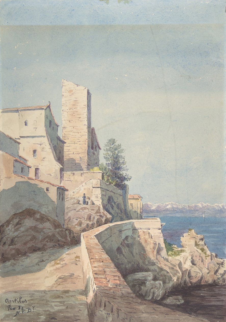 Antibes, 1882. av Henry Victor Burgy