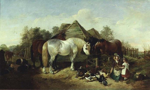 Gårdsgården av Henry Woollett