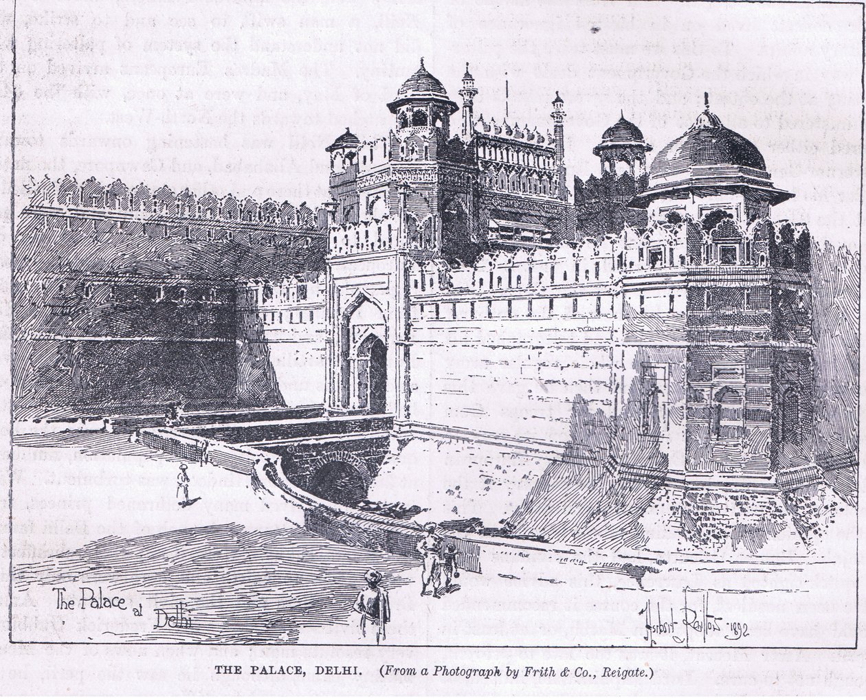 Palasset, Delhi av Herbert Railton