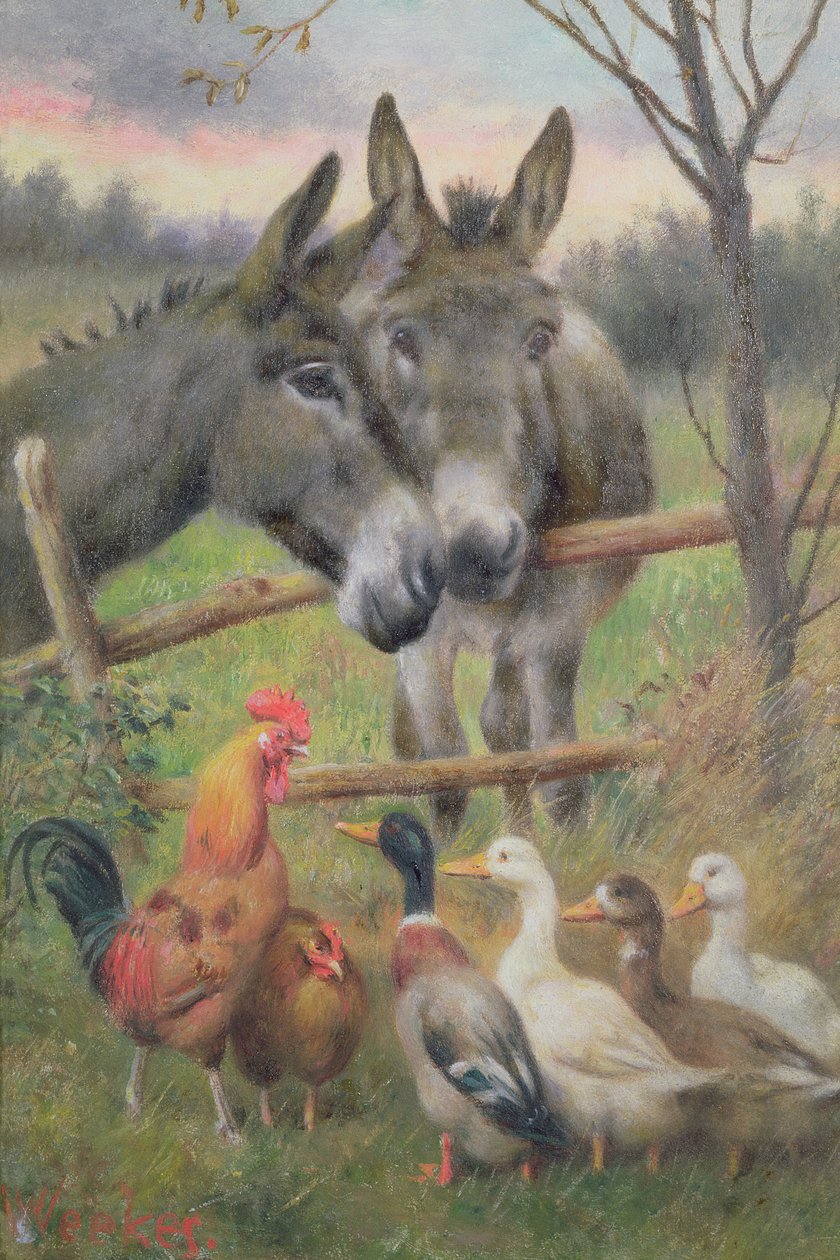 Et byråd (panel) av Herbert William Weekes