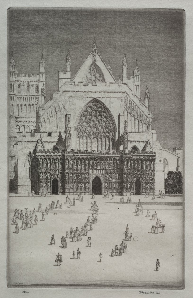Exeter katedral av Herbert Gordon Warlow
