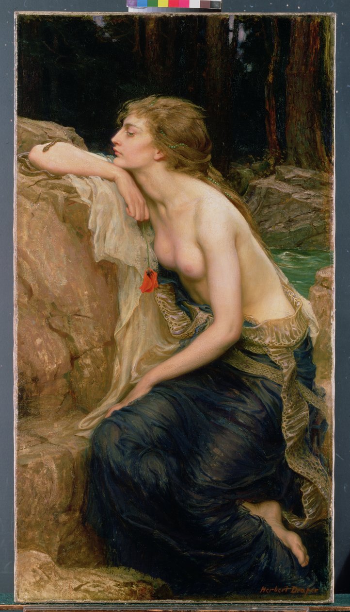Lamia, ca. 1909 av Herbert James Draper