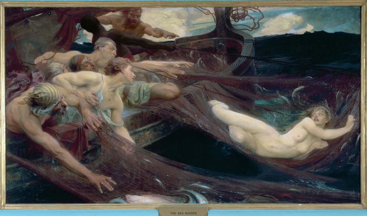The Sea Maiden, 1894 av Herbert James Draper