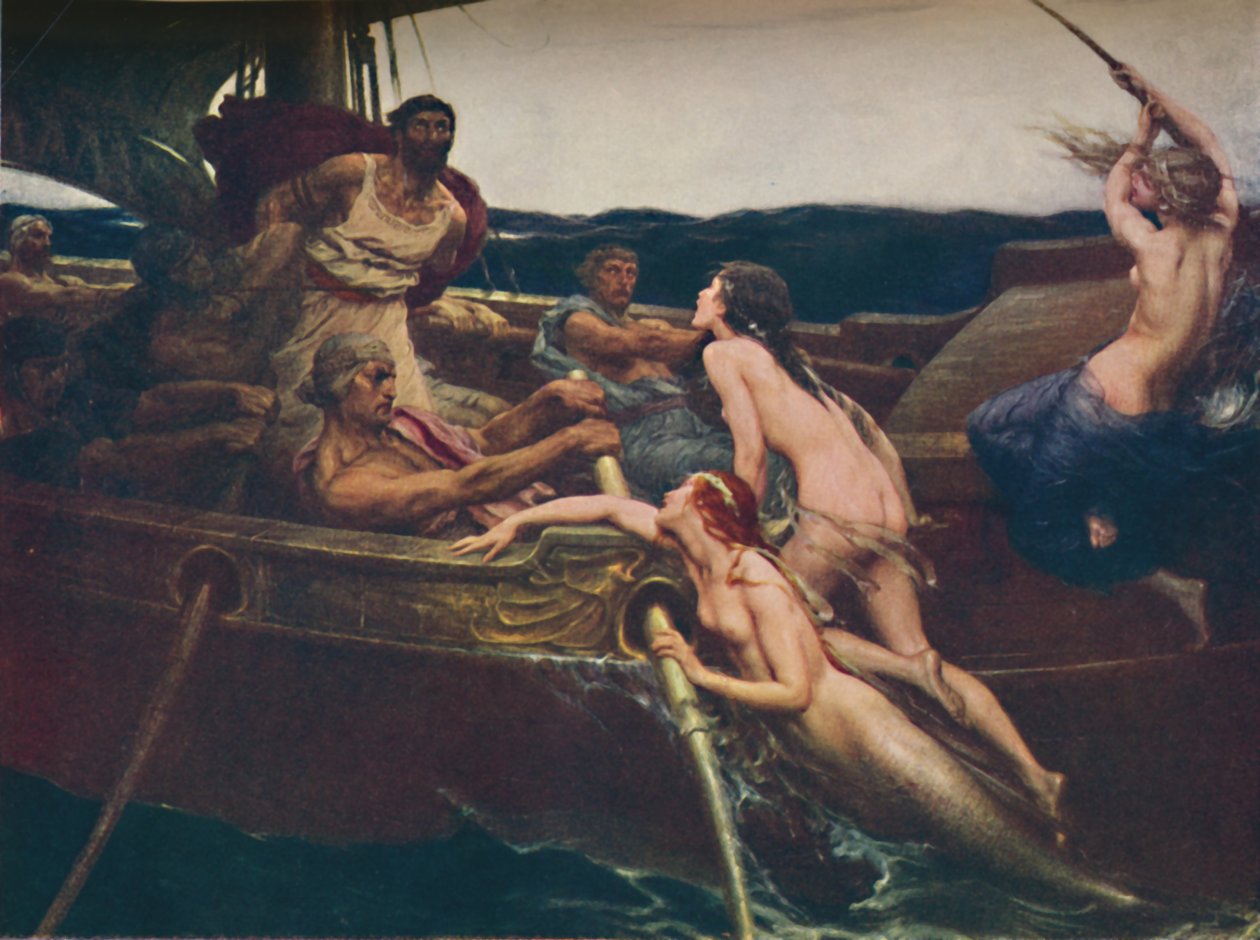 Ulysses and the Sirens, 1909, c1950. av Herbert James Draper