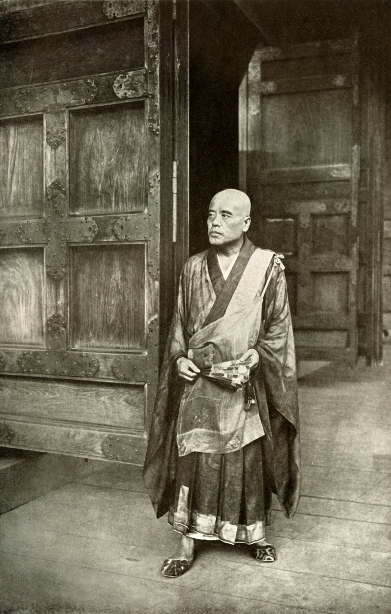 En Buddhas prest, 1910. av Herbert Ponting