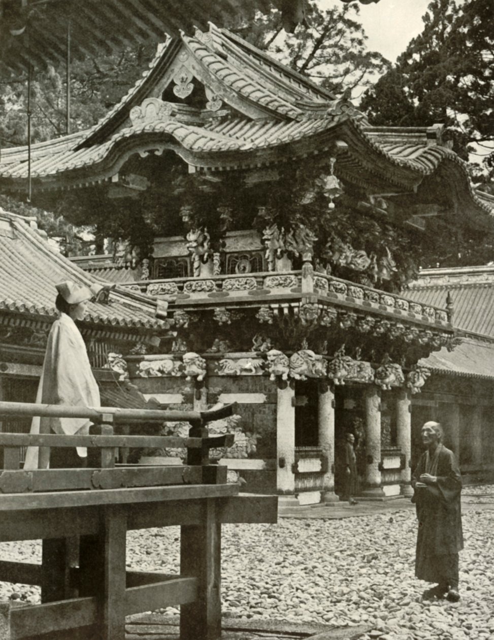 Forventet levealder er på Nikko, 1910. av Herbert Ponting