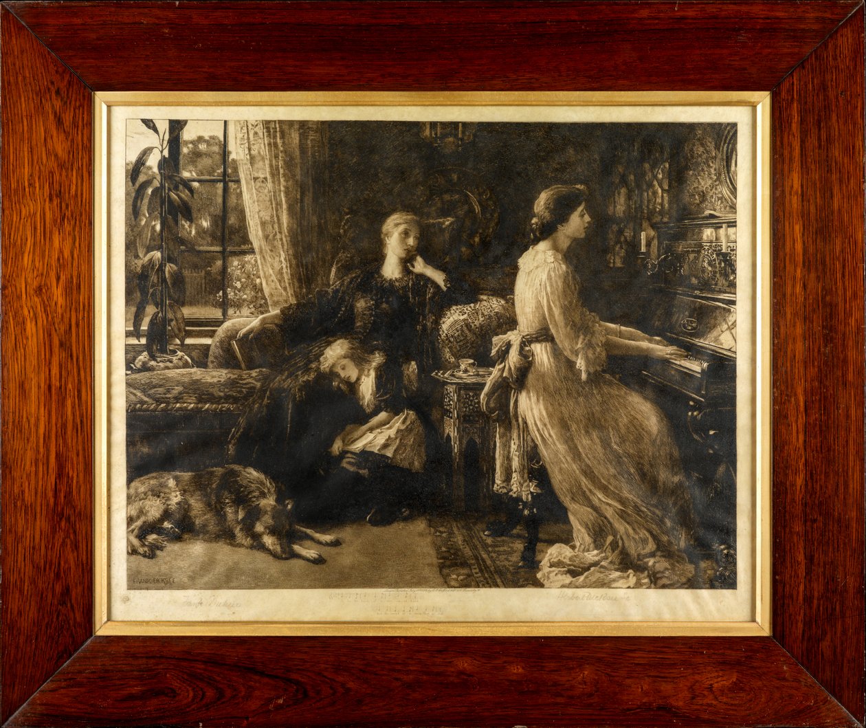 Minner (etsing) av Herbert Thomas Dicksee