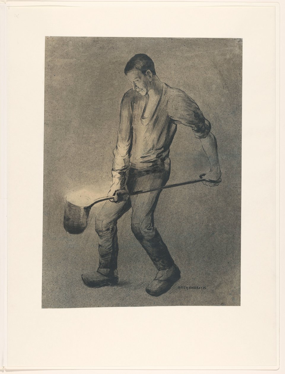 jernstøperi av Herman Heijenbrock (signed by artist)