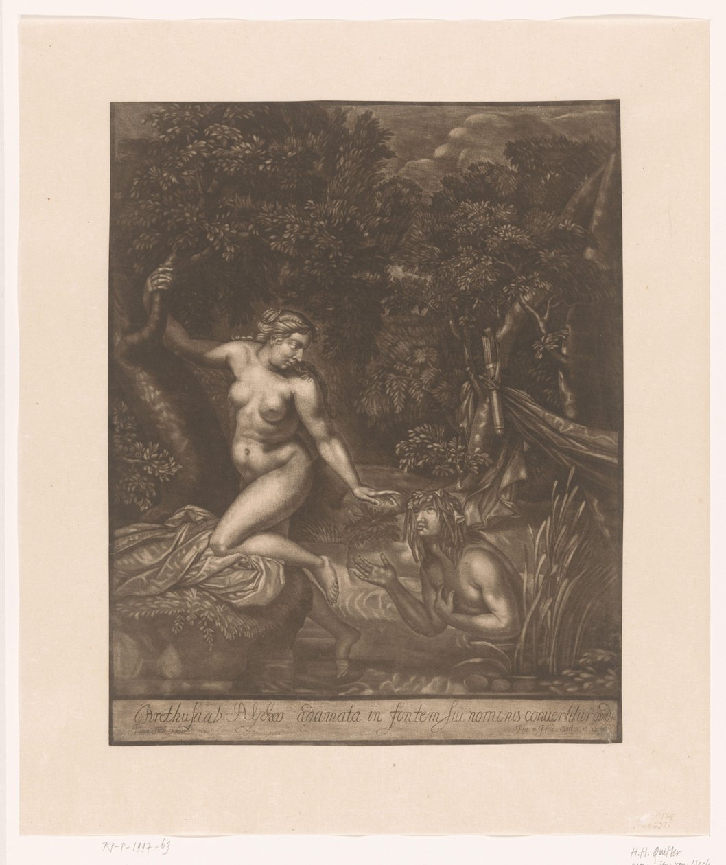 Alfeus og Arethusa av Herman Hendrik de Quiter (I)