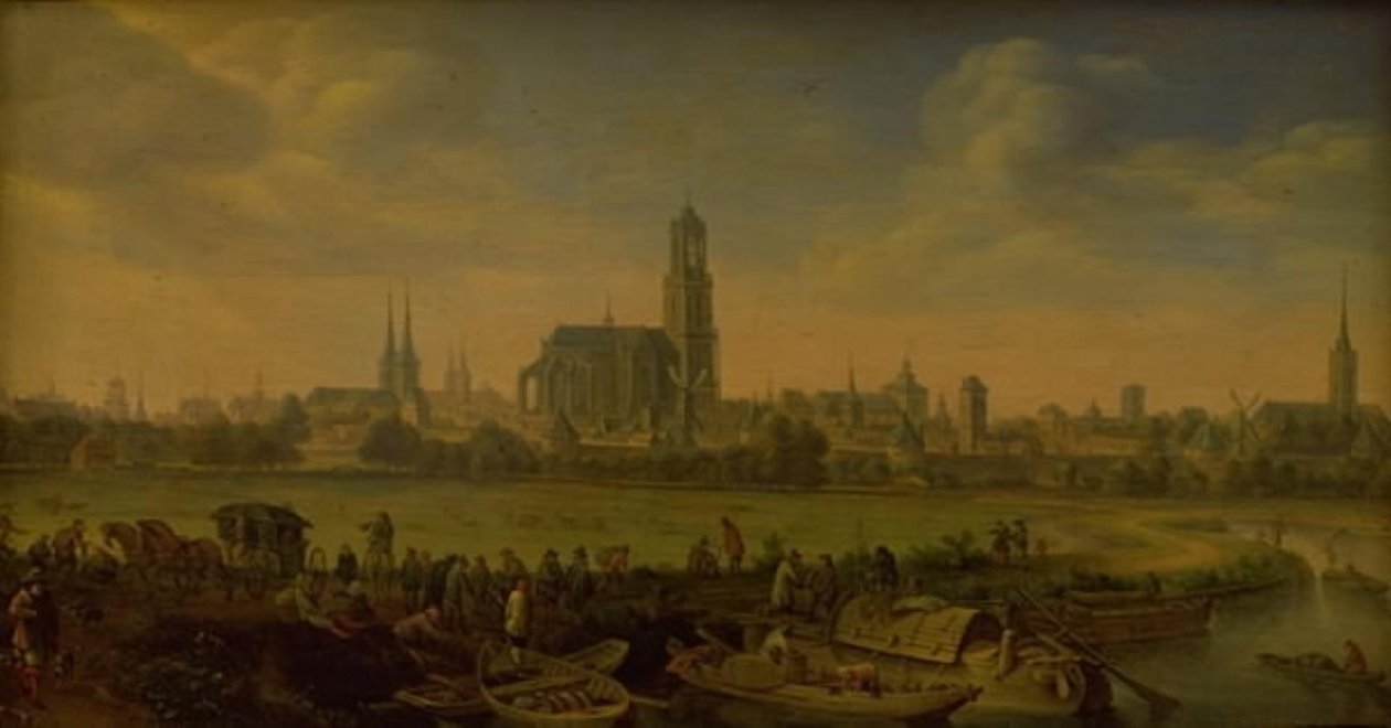 Utsikt over Utrecht av Herman Saftleven