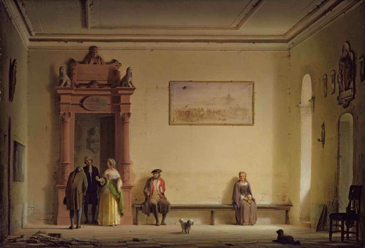 Venterommet, 1857 av Hermann Dyck