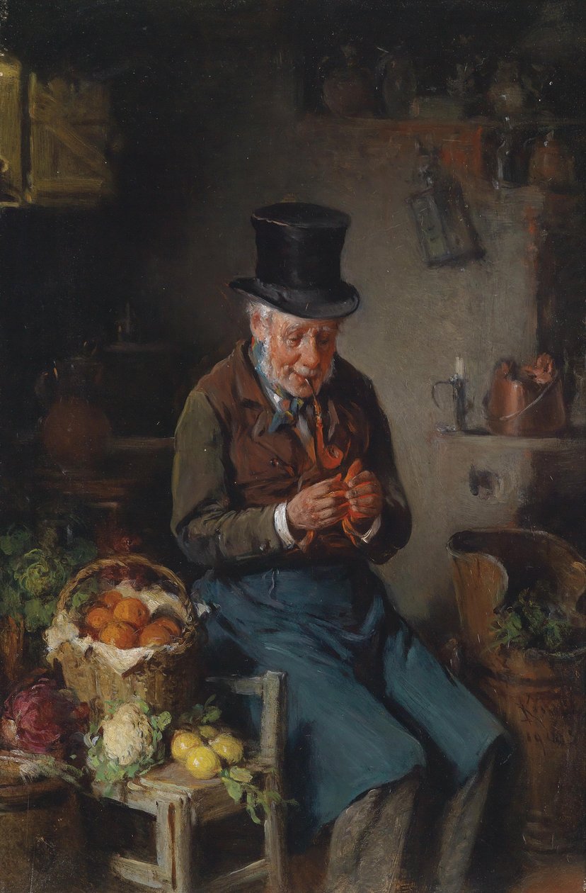 Grønnsakshandleren av Hermann Kern
