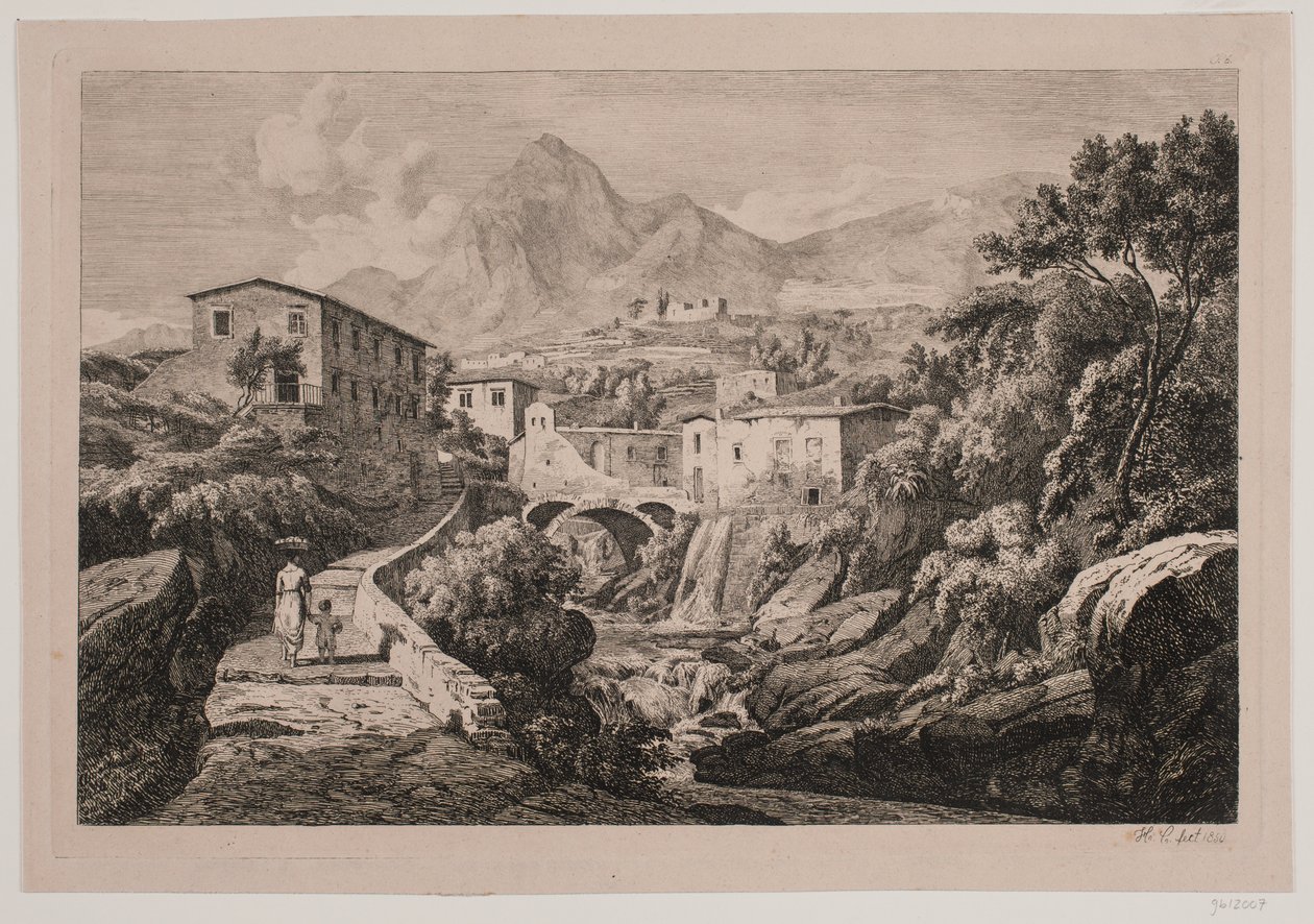 Kverndam ved Amalfi av Hermann Carmiencke