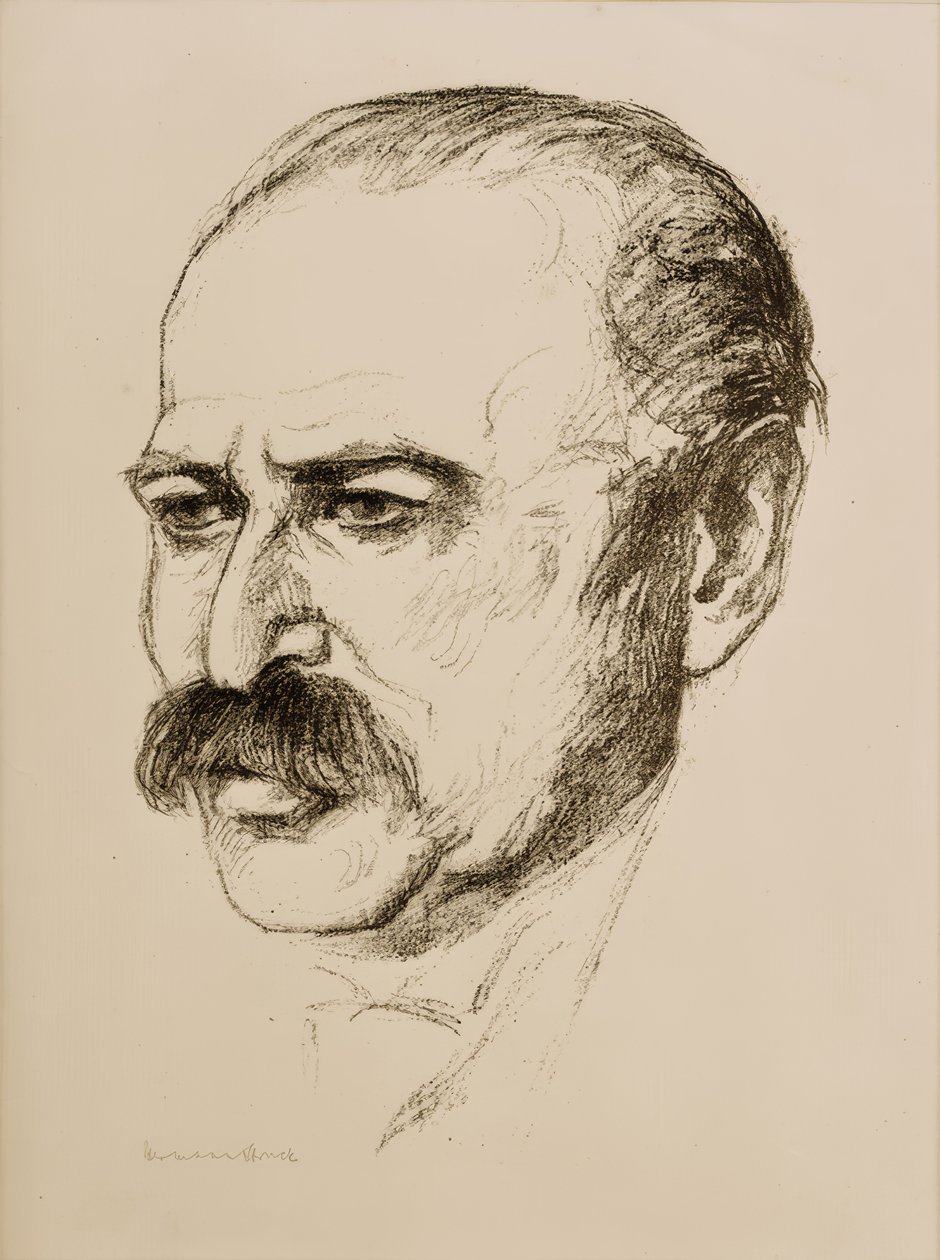 Portrett av Lesser Ury av Hermann Struck