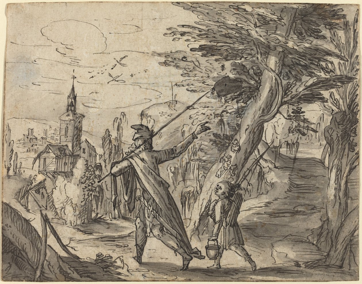 Abraham og Isak av Hermann Weyer